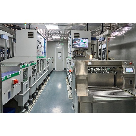 Finished product cleaning line